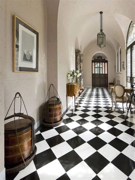 Checkerboard Flooring Timeless Beauty For Any Room Of The House