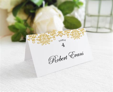 Wedding Table Place Cards Lemonwedding