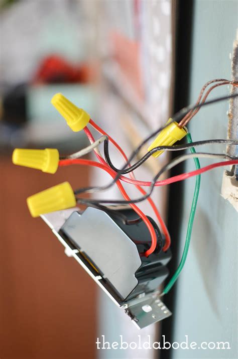 The two 'same' screws get the black and red wires from the other cable. How to Install a Dimmer Switch
