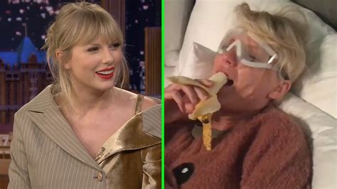 Watch Access Hollywood Interview Taylor Swift Cries Over A Banana In