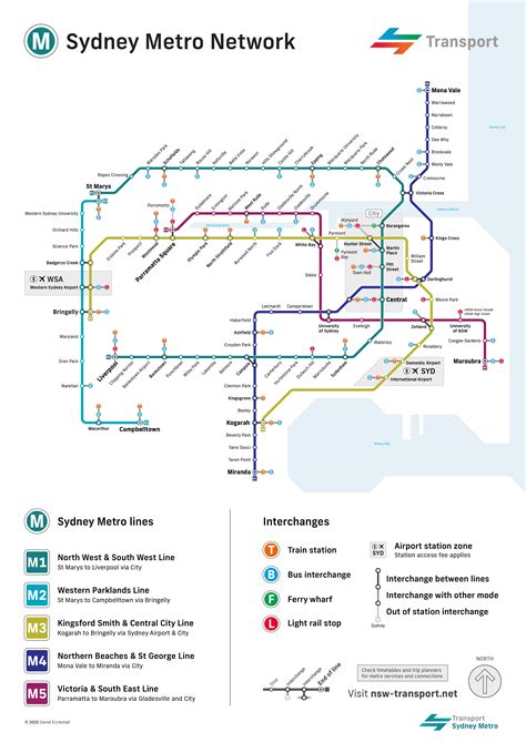 Metro And Train Maps Nsw Transport