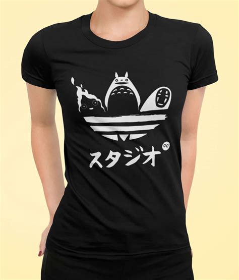 Camiseta Studio Ghibli Adidas Ubicaciondepersonascdmxgobmx