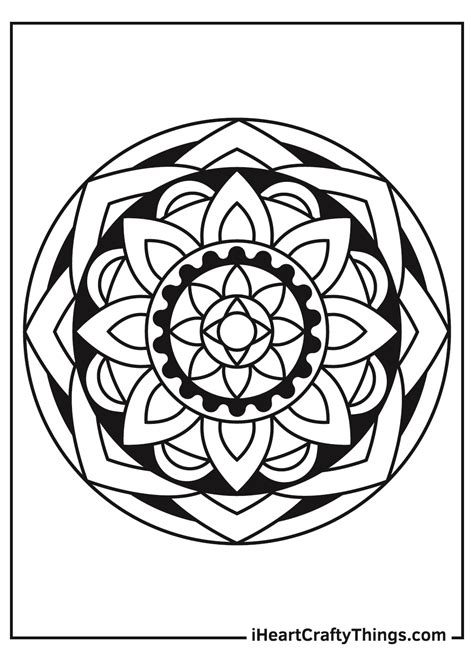 Printable Mandala Coloring Pages Updated 2021