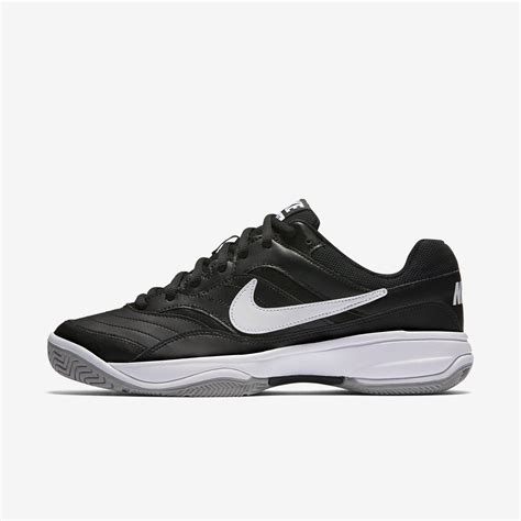 Nike Mens Court Lite Tennis Shoes Blackwhite