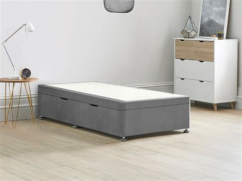 Have a look at our divan bases and order today! Grey 3'0'' Single Ottoman Storage Side Lift Divan Bed Base