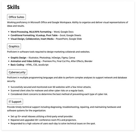 20 computer skills to write in your cv [w examples and writing tips] cakeresume