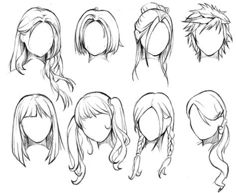Modèles De Cheveux Dessinland Manga Hair Female Anime Hairstyles