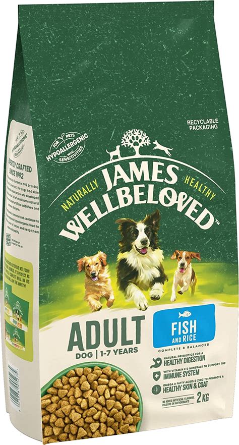 James Wellbeloved Adult Ocean White Fish And Rice Maintenance Kibble 15kg