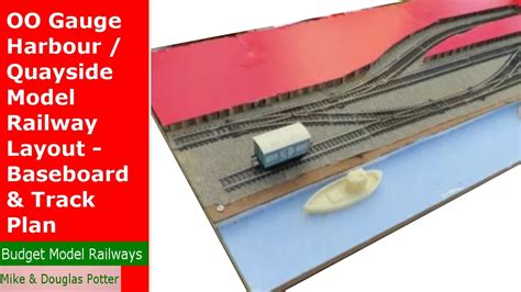 Oo Gauge Harbour Quayside Model Railway Layout Baseboard And Track