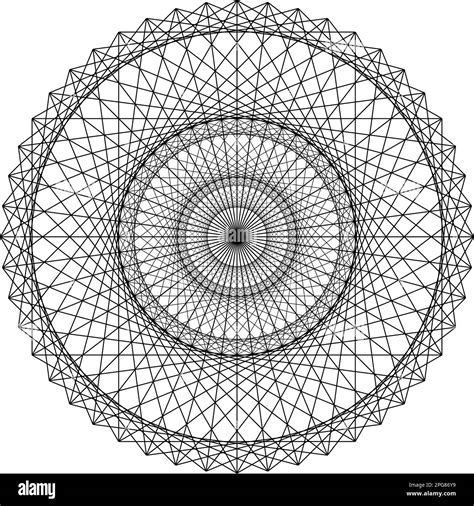 Figura Geométrica De Elementos De Geometría Sagrada Ilustración