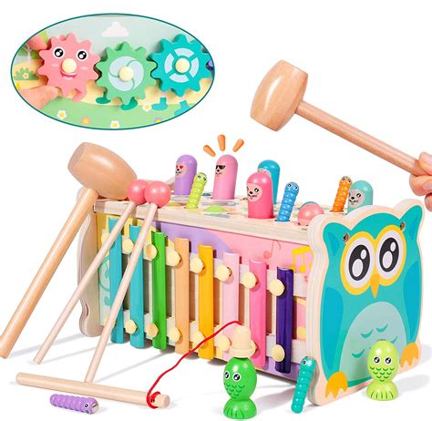 Rolimate Hammering Pounding Toy Hamster Toy Xylophone