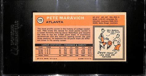 At an early age, pete amazed his friends with his basketball skills. Lot Detail - 1970-71 Topps Pete Maravich Rookie Card SGC 5.5