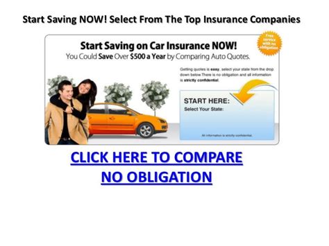 Auto insurance quotes compare online