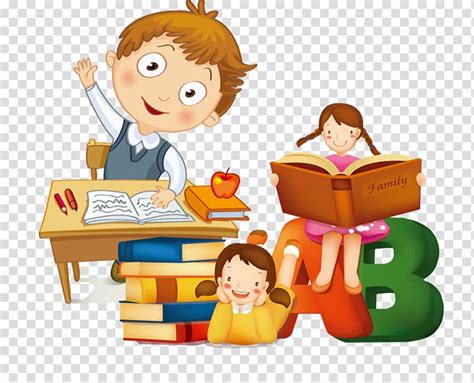 Download High Quality Studying Clipart Friendly Student Transparent Png