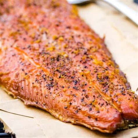 Quick enough to make on a weeknight, and fancy enough to impress guests! Lemon Pepper Smoked Salmon | Traeger Grilled Hot Salmon Recipe