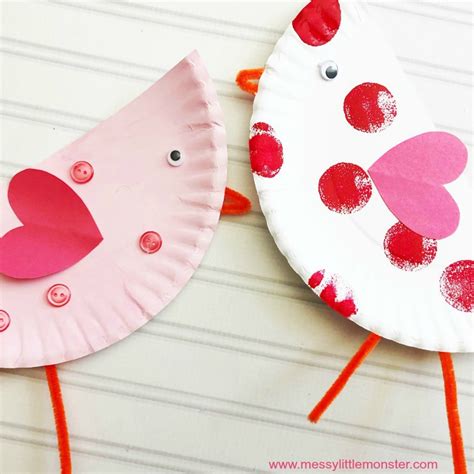 17 Adorable Valentines Day Crafts For Toddlers Messy Little Monster