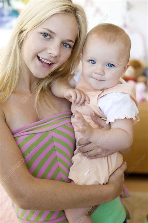 Teenage Mother And Baby Stock Image F0011916 Science Photo Library