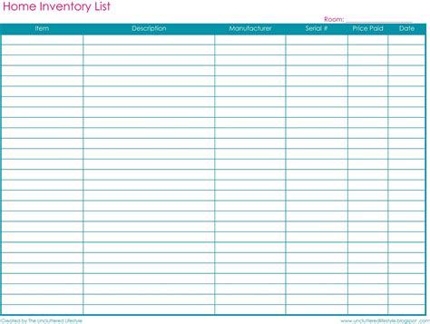 I'm generating a list based on using the unique function. Inventory Spreadsheet Template Free Spreadsheet Templates ...
