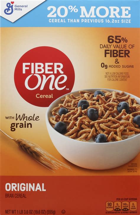 General Mills Fiber One Original Bran Cereal 162 Oz Shipt