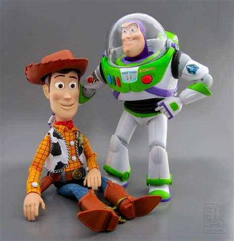 Pixar Toy Story Collection Talking Sheriff Woody And Buzz Lightyear By
