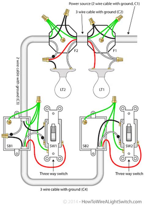 3 Way Switch Diagram 2 Lights