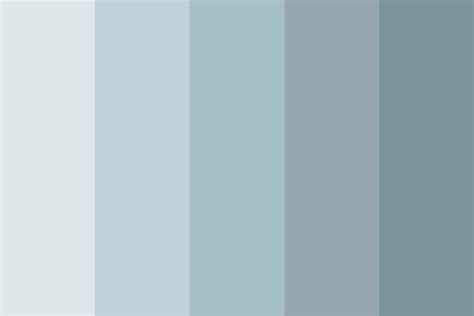 Cool Mist Color Palette Aqua Color Palette Teal Color Palette Cool