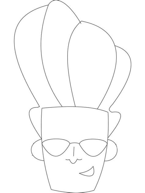 Johnny Bravo coloring pages. Download and print Johnny Bravo coloring pages