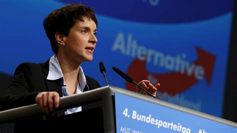 Profile German Right Wing Afd Leader Frauke Petry Bbc News