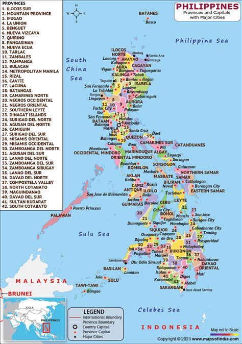 Philippines Map Hd Political Map Of Philippines