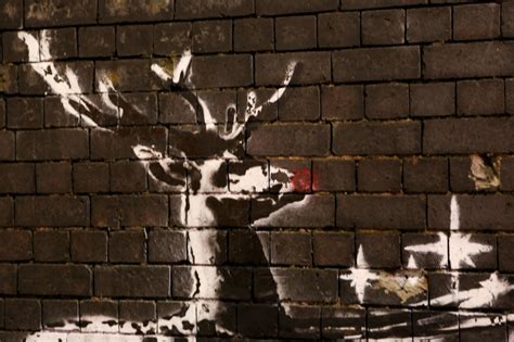 Vandals Target Banksys New Reindeer Mural By Giving Them Red Noses