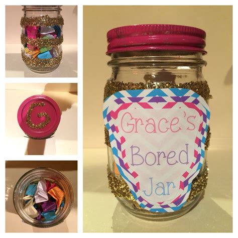 Bored Jar All You Need Is A Mason Jar Some Sticky Notes And Fun