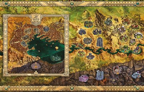 Baldurs Gate 3 World Map From The Art Book Rbaldursgate3
