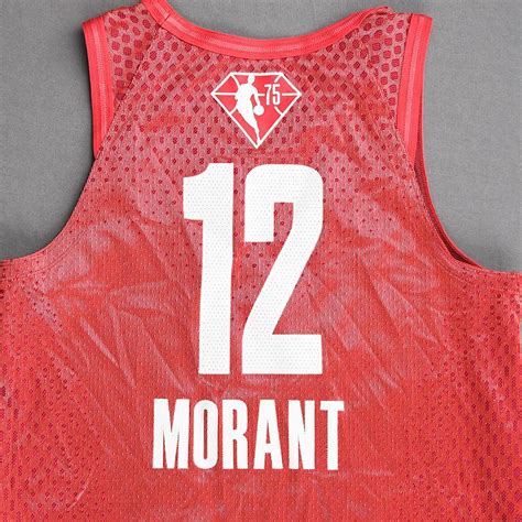 Ja Morant Team Durant Game Worn 2022 Nba All Star Jersey 1st Half