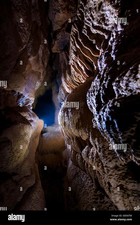 Light At The Entrance Of A Dark Cave Stock Photo Alamy