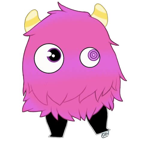 Pink Monster Stickers By Devndots Redbubble