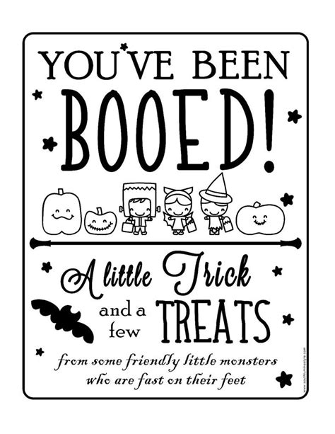 Youve Been Booed Free Printable Youve Been Booed Halloween