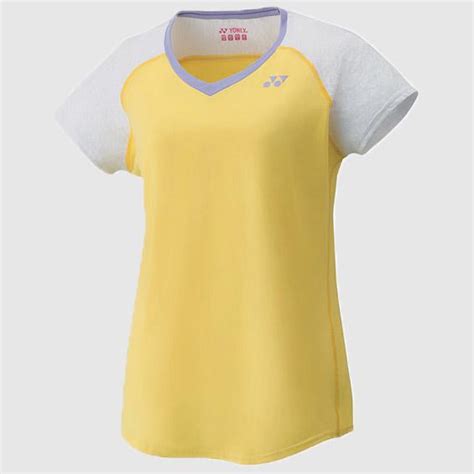 Yonex Womens Cap Sleeve Top Pale Yellow