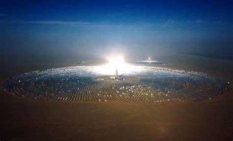 Chinas 100 Megawatt Molten Salt Solar Thermal Power Farm Located In Dunhuang In Chinas West