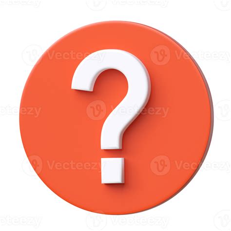 Red Question Mark Icon 24559056 Png