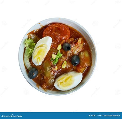 Moroccan Mechouia Salad Stock Photo Image Of Fresh 142677718