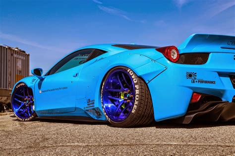 Ferrari 458 Italia Blue Hd Desktop Wallpapers 4k Hd
