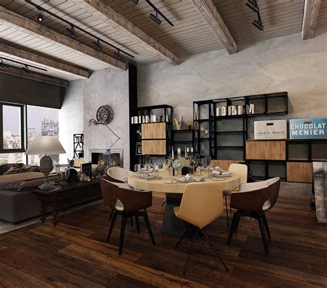 Best Of Both Worlds With The Rustic Industrial Interior