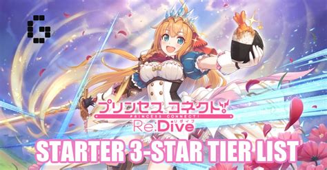 Guide Princess Connect Re Dive Global Pre Launch Star Reroll Tier List Gamerbraves