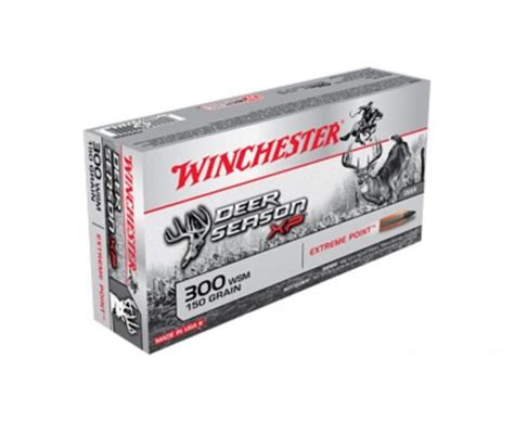 Winchester Deer Season Xp Rifle Ammo 300 Wsm 150 Grain 20 Rounds