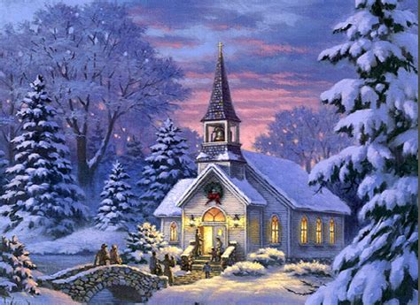 Christmas Cathedral Wallpapers Wallpaper Cave