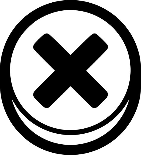 X Mark Decline Delete Remove Close Cancel Svg Png Icon Free Download