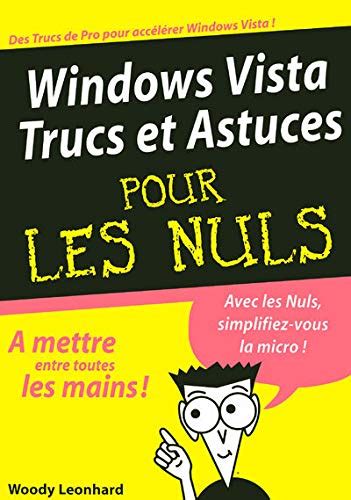 Windows Vista Trucs Et Astuces Megapoche Pour Les Nuls By Olivier Engler Traduction Woody