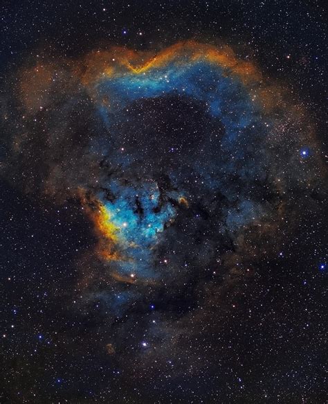 Ngc 7822 Flaming Skull Nebula Photograph By Jesse Holland Pixels
