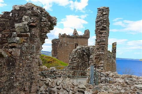Urquhart Castle Loch Ness Scotland Tower Ruins Pikist