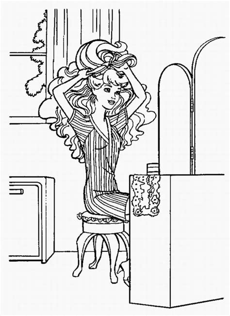 A travers son histoire, barbie a connu de très nombreuses aventures, et a revêtu des rôles/métiers extrêmement divers. Coloriage a colorier . com - Coloriage Barbie